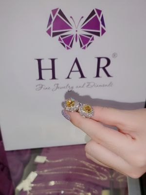 BÔNG TAI HEART FANCY YELLOW
