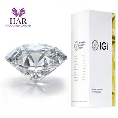 KIM CƯƠNG NUÔI CẤY CVD - 5ly4 / 0.62 Carat / D / VVS 1 / 3EX / LG641473712