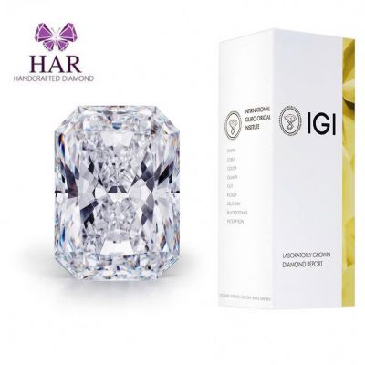 KIM CƯƠNG NUÔI CẤY CVD - RADIANT / 7.06 Carats / E / VVS2 / LG713577211